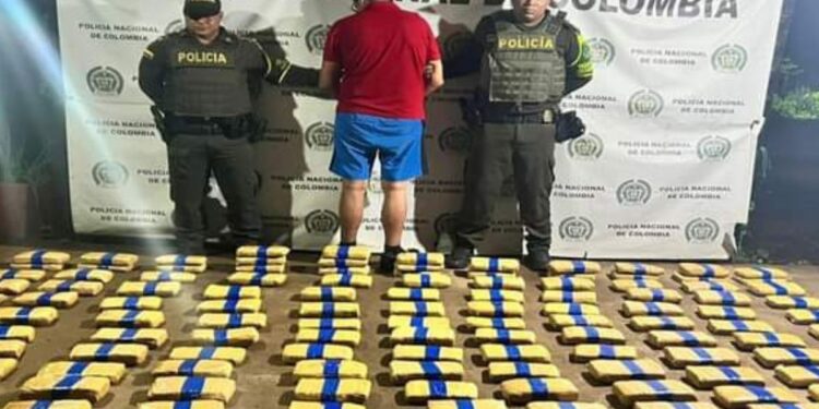 Incautan 67.750 gramos de marihuana y capturan a una persona en la vía Paradero – Maicao
