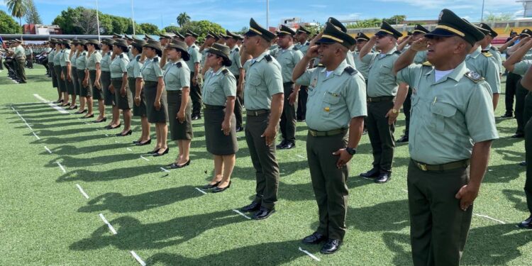 228 policías ascienden en reconocimiento a su trabajo por la seguridad y convivencia ciudadana en La Guajira