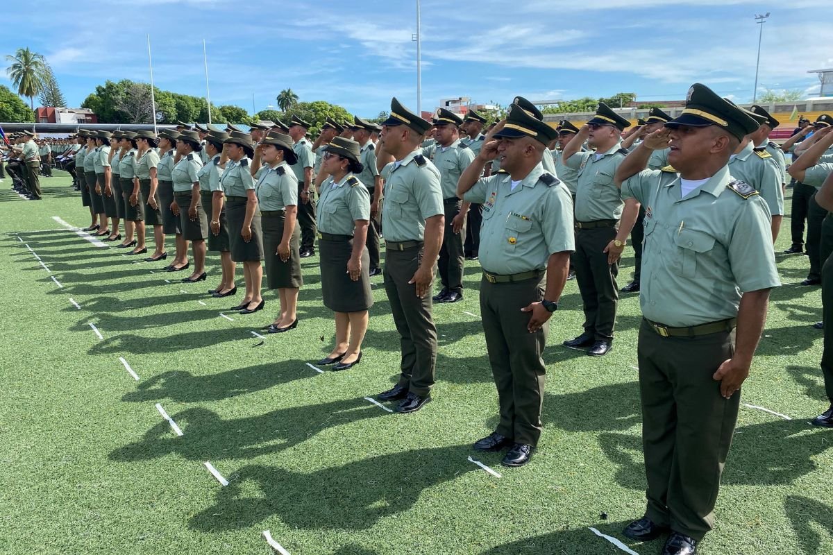 228 policías ascienden en reconocimiento a su trabajo por la seguridad y convivencia ciudadana en La Guajira