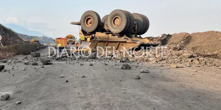 Accidente en Tajo Anex en la mina deja a un operador con politraumatismo