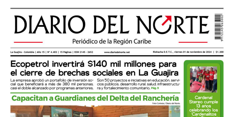 Esta es la edición del viernes 01 de noviembre de 2024