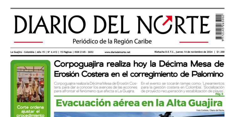 Esta es la edición del jueves 14 de noviembre de 2024
