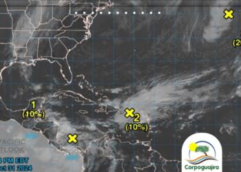 Alerta en La Guajira por riesgo de lluvias y crecida de ríos durante este puente festivo