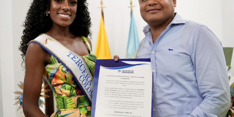 Riohacha recibió con orgullo a su Reina, Olga María Álvarez Campuzano
