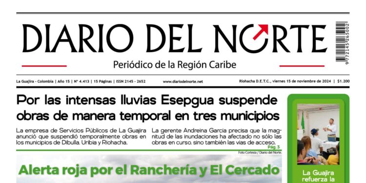 Esta es la edición del viernes 15 de noviembre de 2024