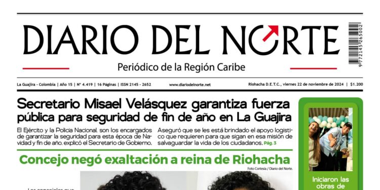 Esta es la edición del viernes 22 de noviembre de 2024