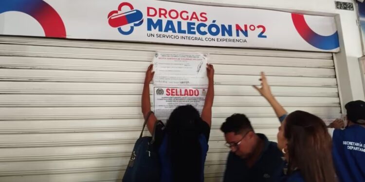 Cierran droguería en Valledupar tras la muerte de una niña por presunta aplicación de medicamento inyectable