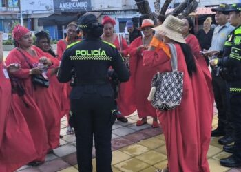 La Policía en La Guajira se sumó a la celebración del ‘Día internacional de la eliminación de la violencia contra la mujer’