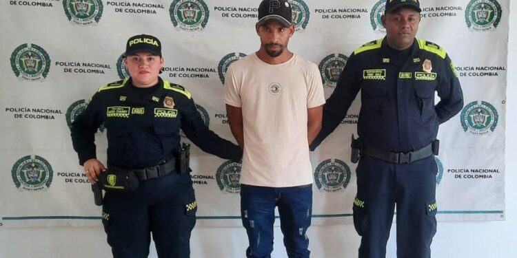 Capturan a un hombre que agredió a su expareja y en presencia de sus hijos en Fonseca