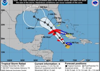 Especial vigilancia a San Andrés y La Guajira por tormenta tropical ‘Rafael’
