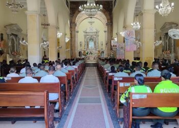 La Policía Nacional celebra el 133º Aniversario con una eucaristía en la Catedral Nuestra Señora de los Remedios