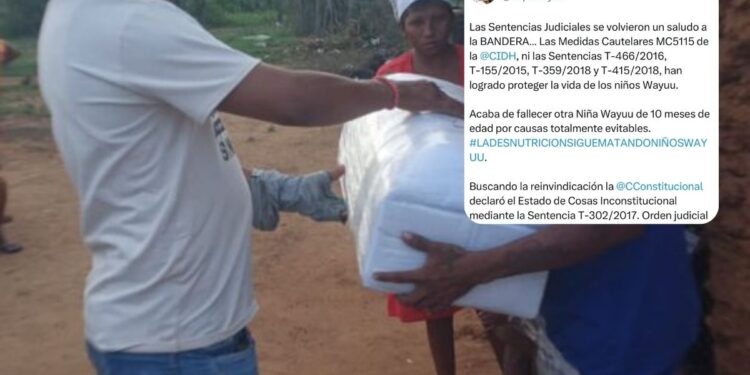 Mueren dos bebés wayuú por posibles causas de desnutrición