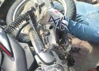 Dos jóvenes resultaron heridos en un accidente de tránsito la tarde del domingo en Riohacha