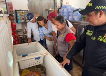 Autoridades visitaron los establecimientos de ventas de carnes para combatir el abigeato en La Jagua del Pilar