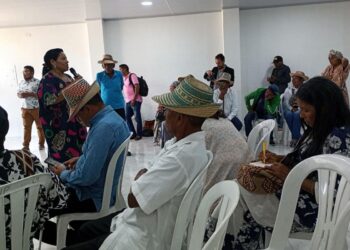 Más de 100 autoridades wayuú presentes en la mesa de dialogo del PAIP y socialización del MESEPP en Riohacha