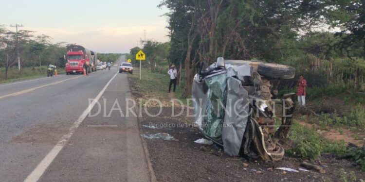 Menor de 12 años resultó herido en un accidente de tránsito en la vía Riohacha – Maicao
