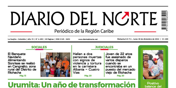 Esta es la edición del lunes 30 de diciembre de 2024