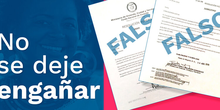 Minvivienda alertó sobre falsas convocatorias para acceder a subsidios de mejoramiento de vivienda a nivel nacional