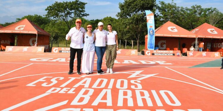 Fundación Luis Díaz y ‘Estadios del Barrio’ transforman el futuro deportivo de Barrancas con una nueva cancha