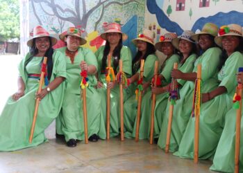 En el Resguardo Tamaquito fue creada la primera guardia indígena femenina de Colombia