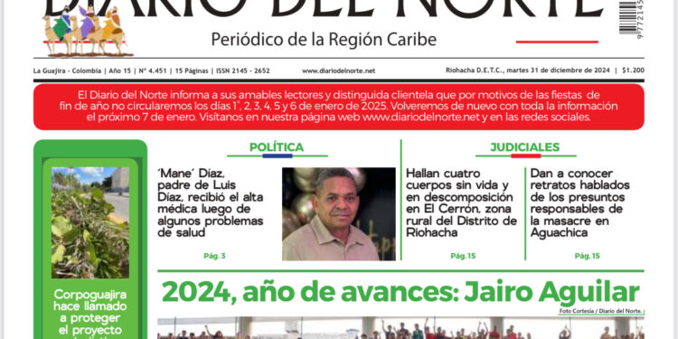 Esta es nuestra edición de hoy 31 de diciembre de 2024