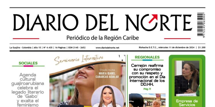 Esta es la edición del miércoles 11 de diciembre de 2024