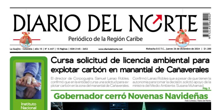 Esta es la edición del jueves 26 de diciembre de 2024