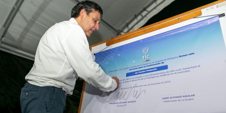 MinTIC oficializó el inicio simbólico de obras para el Centro PotencIA de Riohacha