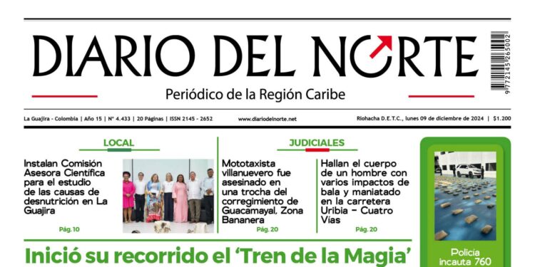 Esta es la edición del lunes 09 de diciembre de 2024