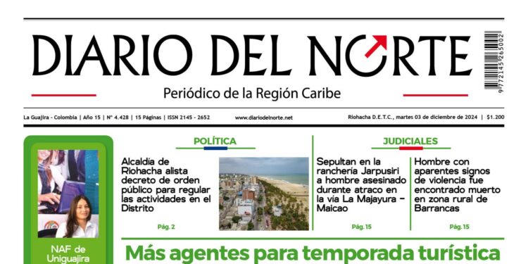 Esta es la edición del martes 03 de diciembre de 2024