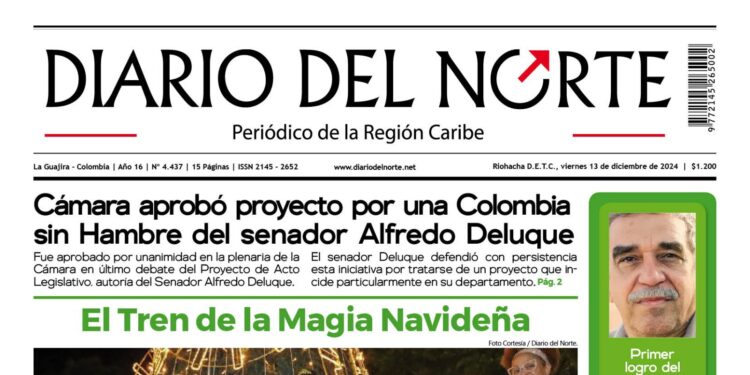 Esta es la edición del viernes 13 de diciembre de 2024