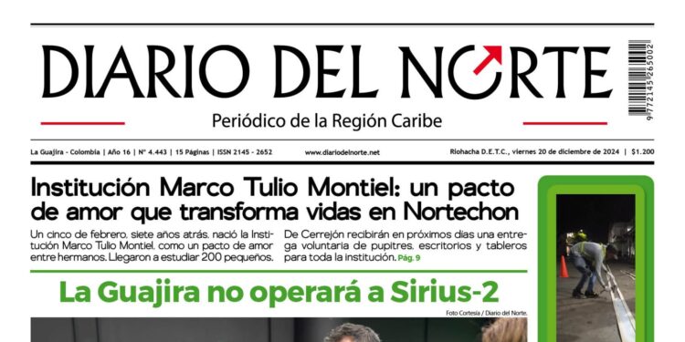 Esta es la edición del viernes 20 de diciembre de 2024