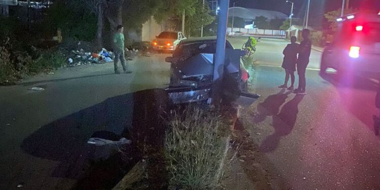 Dos lesionados deja aparatoso accidente de tránsito  en el municipio de Barrancas
