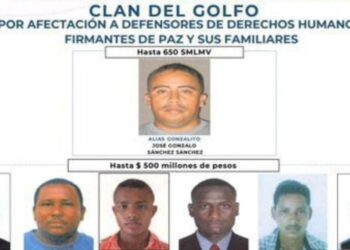 MinDefensa revela nuevo cartel de los más buscados del Clan del Golfo