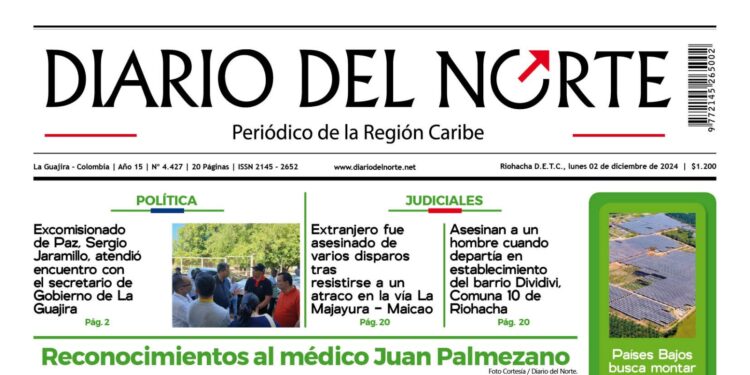 Esta es la edición del lunes 02 de diciembre de 2024