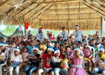 Air-e Intervenida celebró la Navidad con los niños de Uribia y Manaure