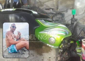 Murió patrullero de la Policía luego de sufrir accidente de tránsito en el Centro de Riohacha
