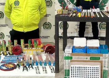 Incautan pólvora y material pirotécnico en diferentes municipios del departamento de La Guajira