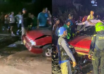 Accidente de tránsito en Riohacha deja una mujer herida tras impacto con automóvil