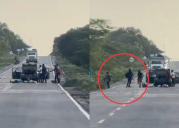 Cuatro sujetos armados atracaron a varias personas en la carretera Cuatro Vías – Albania