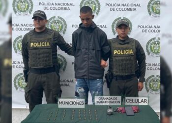 Capturan en Riohacha a alias ‘J.J’ con granada de fragmentación y munición para fusil