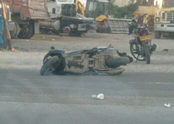 Dos personas resultaron heridas en un accidente de tránsito en Riohacha