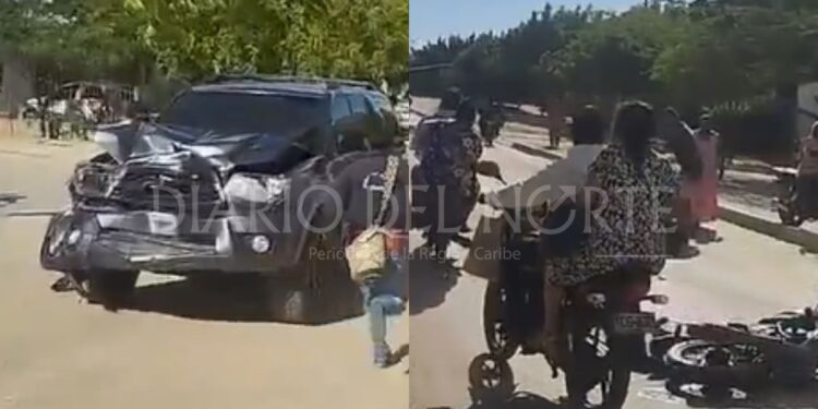 Mujer wayuú que le amputaron el pie en accidente de tránsito en Uribia fue remitida a Maicao