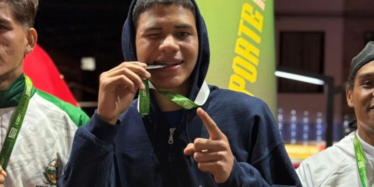 Un cuestecitero campeón (welter) en juegos departamentales de Antioquia
