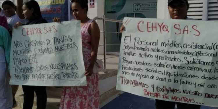 Tras 3 días de protestas, no hay acuerdos entre empleados y administrativos de CEHYQ