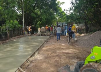 Inician Obras de Pavimentación en el barrio El Cafetal de Villanueva