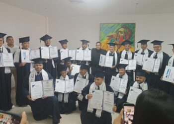 34 escoltas de la UNP se graduaron en investigación judicial y criminalística en La Guajira