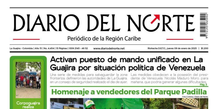 Esta es nuestra edición de hoy jueves  09 de enero de 2025