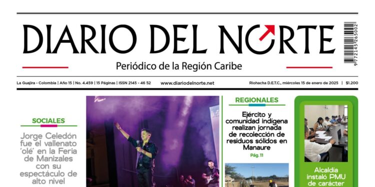 Esta es nuestra edición de hoy miércoles 15 de enero de 2025