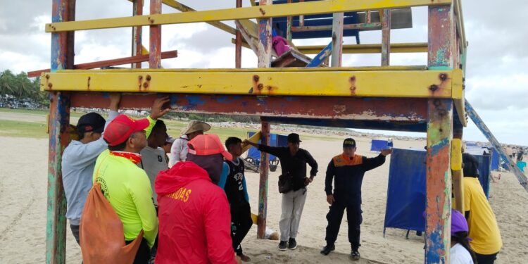 Habilitan parcialmente las playas de Riohacha luego de prohibición por fuerte oleaje